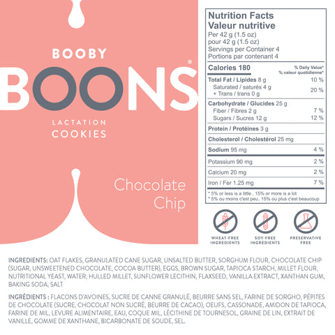 Original Booby Boons Cookies® Mixed Bundle 6oz x 4 (1 of each original flavour)