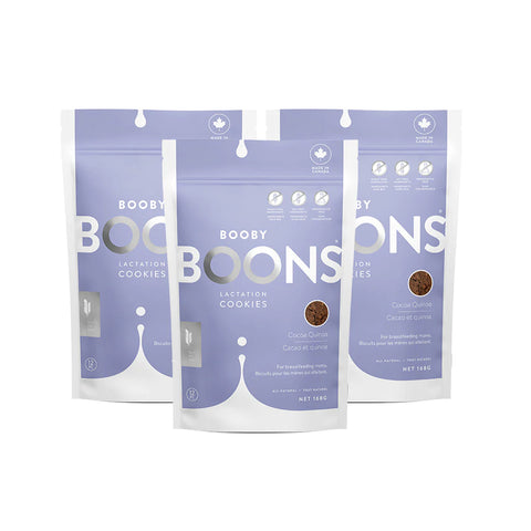 3-Pack Cocoa Quinoa Booby Boons Cookies® (6oz X 3pc Bundle!)